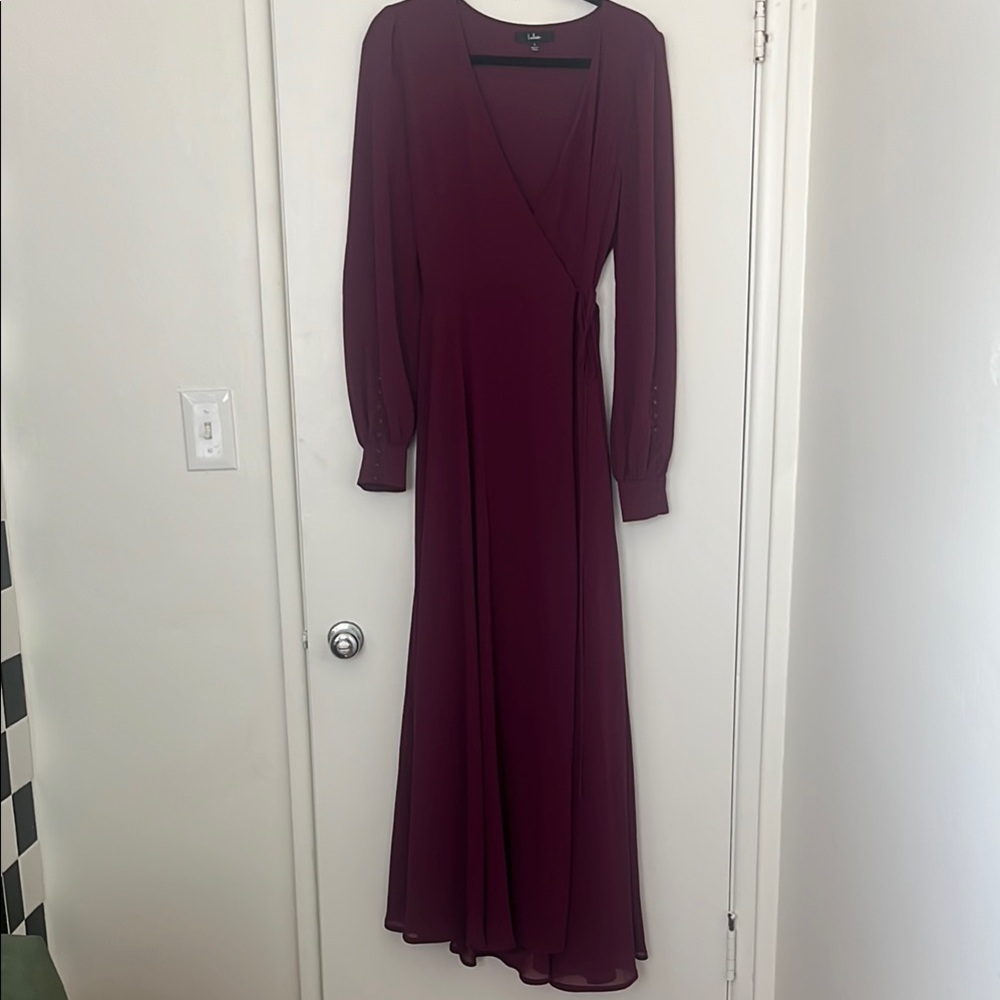 Elegant Purple Maxi Dress